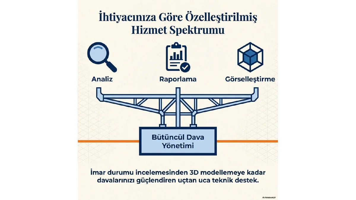 İhtiyaca göre teknik hizmet spektrumu görseli